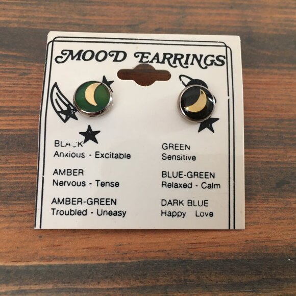 Mood Earrings c. 2001 | Unworn - Picture 2 of 5